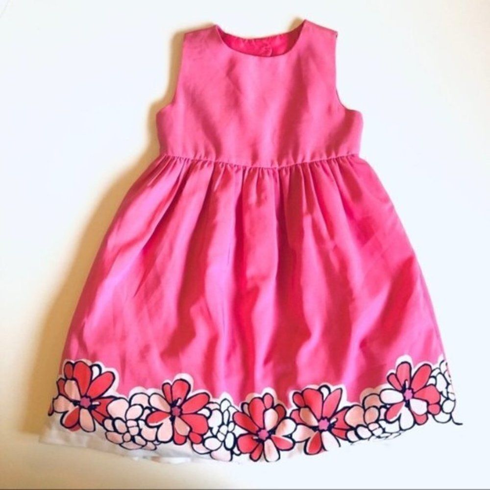 Gymboree Pink Floral Dress EUC